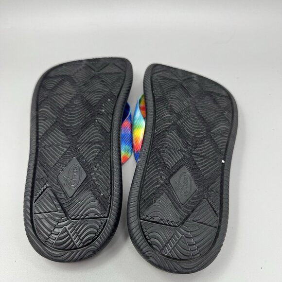 Chaco Chillos Womens Rainbow Tie Dye Flip Flop Thong Sandals Size 8 - Picture 8 of 8
